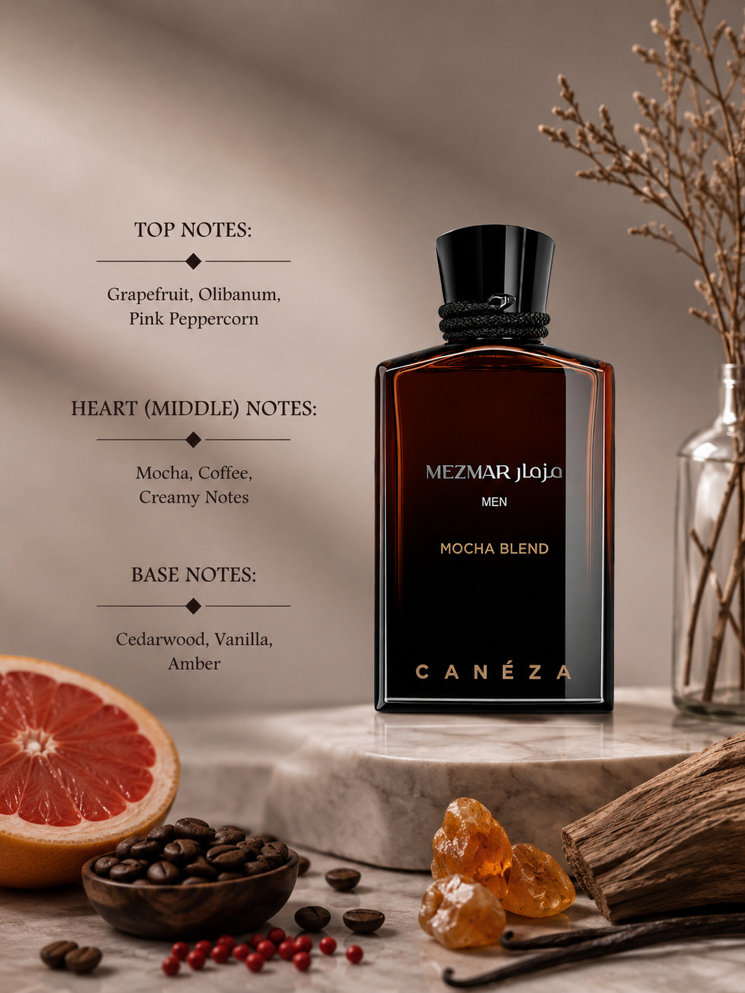Caneza Mezmar Mocha Blend 100ml EDP - Men